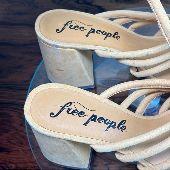 Free People Colette Cinched Heel | Hot Orange - Picture 14 of 16